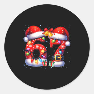 Adesivo 67 Natal 6 7 Meme Pijamas Feriado Geração Alpha Sl