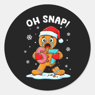 Adesivo 67 Natal Oh Snap Homemade Biscoito 6 7 Meme Engraç