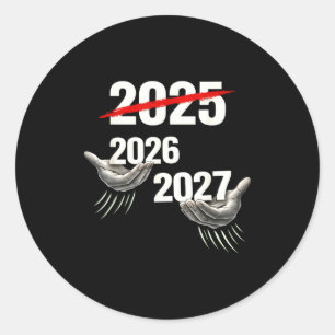 Adesivo 67 Nye 2026 Festa de Ano Novo Divertida Seis Sete