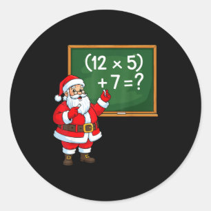 Adesivo 67 Professor Natal Papai Noel Seis Sete Meme Brain