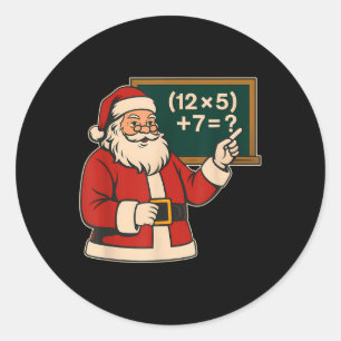 Adesivo 67 Professor Papai Noel Natal Seis Sete Meme Brain