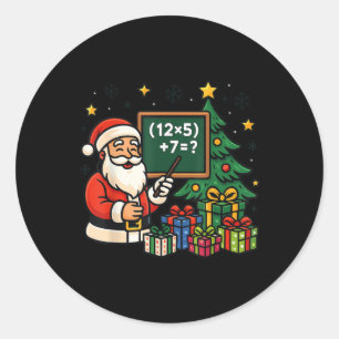 Adesivo 67 Professor Papai Noel Natal Seis Sete Meme Brain