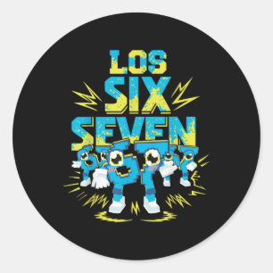 Adesivo 67 Seis Sete 6-7 - Divertido Roubar Brainrot Crian