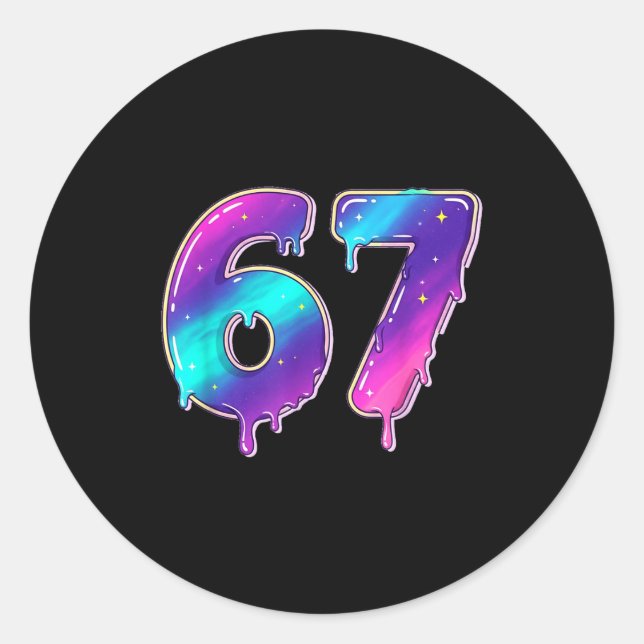 Adesivo 67 Shirt, 67 Meme Baseball Lifestyle 101 Apparel Y (Frente)