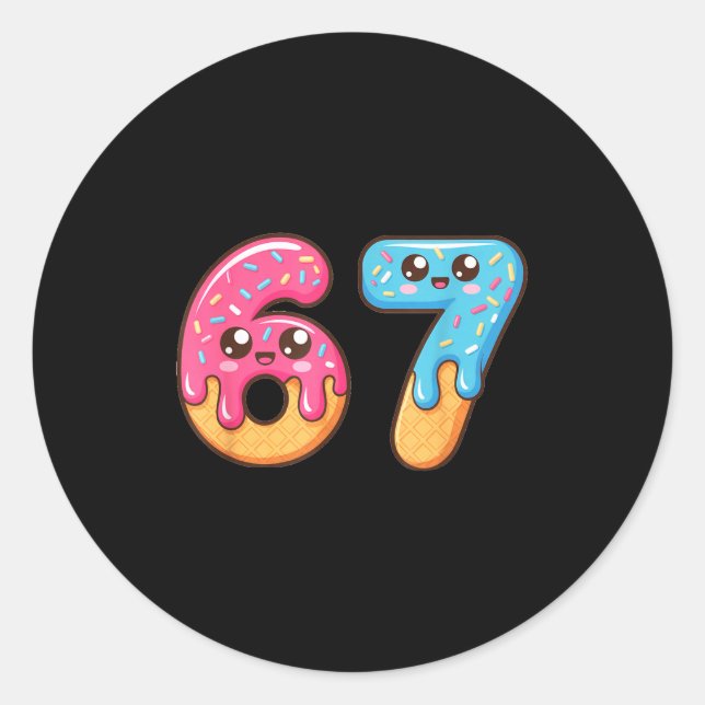 Adesivo 67 Shirt Baseball Lifestyle 101 Apparel Youth Drip (Frente)