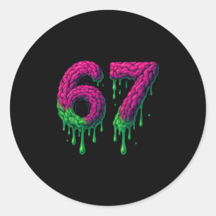 Adesivo 67 Six Seven 6-7 Gotejamento Cerebral Tóxico - Cam