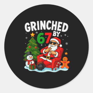 Adesivo 67 Six Seven Meme Natal Grinched Por 6-7 Geração A