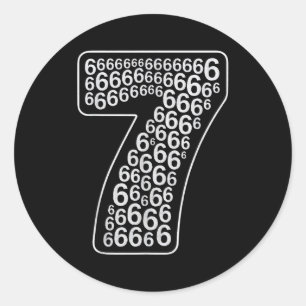 Adesivo 67 Sixty Seven Design de Fantasia de Halloween Eng