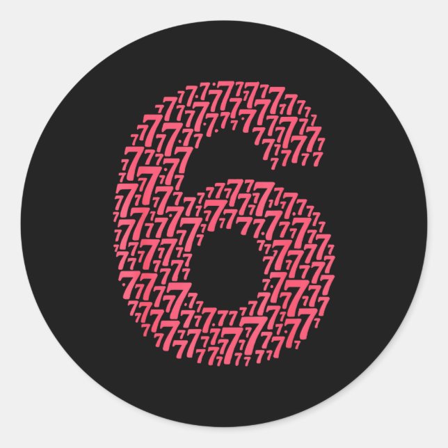 Adesivo 67 Sixty Seven Halloween Costume Design Funny 6 7  (Frente)