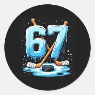 Adesivo 67 Sorvete de Hockey Drip Geração Alpha Gíria Meni