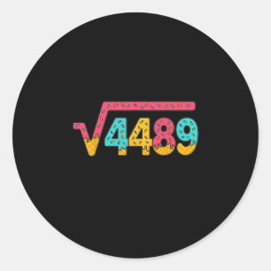 Adesivo 67 Sorvete Gotejamento Meme Raiz Quadrada 4489 Gír