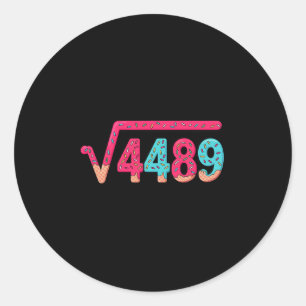 Adesivo 67 Sorvete Gotejamento Meme Raiz Quadrada 4489 Gír