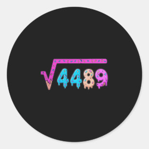 Adesivo 67 Sorvete Gotejamento Meme Raiz Quadrada 4489 Sei