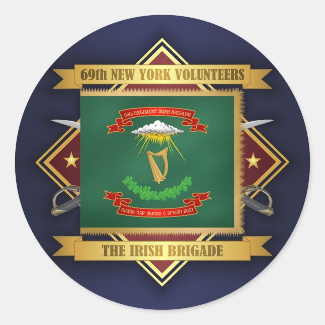 Adesivo 69ª Infância Voluntária de Nova Iorque (Frente)