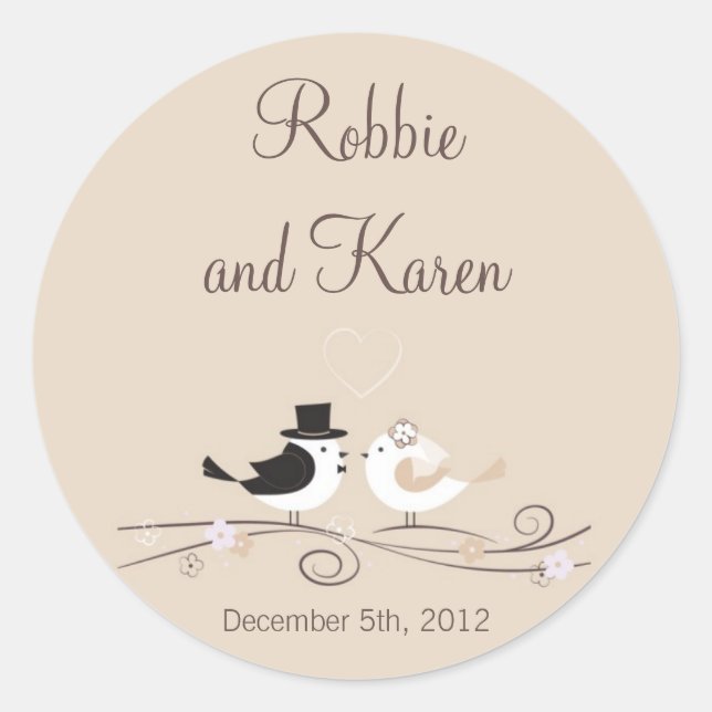 Adesivo 6 - 3" Favor Stickers Casando noivo (Frente)