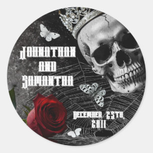 Adesivo 6 - 3" Favor Vinhetas Assombrando Adeline Zade Mea