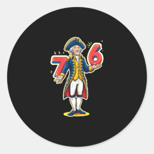 Adesivo 6-7 7-6 Engraçado George Washington Seis Sete Memó
