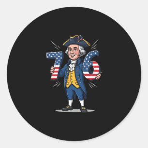 Adesivo 6-7 7-6 George Washington Seis Sete General Alpha