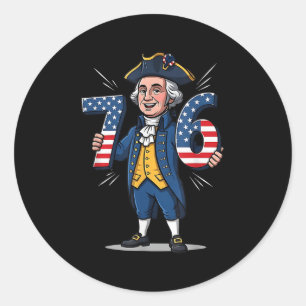 Adesivo 6-7 7-6 George Washington Seis Sete General Alpha