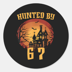 Adesivo 6 7 Halloween 67 Meme Seis Sete Assombrado Geração