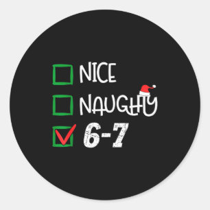 Adesivo 6-7 Meme Legal Sacana 67 Natal Rotação Cerebral En