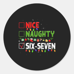 Adesivo 6-7 Meme Legal Travesso Seis Sete 67 Natal Diverti
