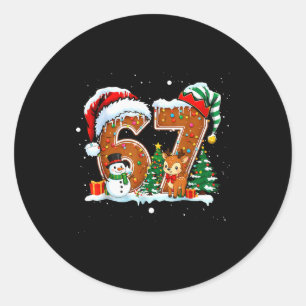 Adesivo 6-7 Natal Biscoito de Natal Palhaço Boneco de Neve