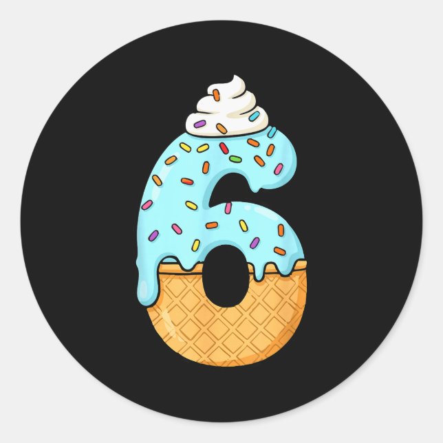 Adesivo #6 Jersey Uniform Drip Teen Slang, Funny Ice Cream (Frente)