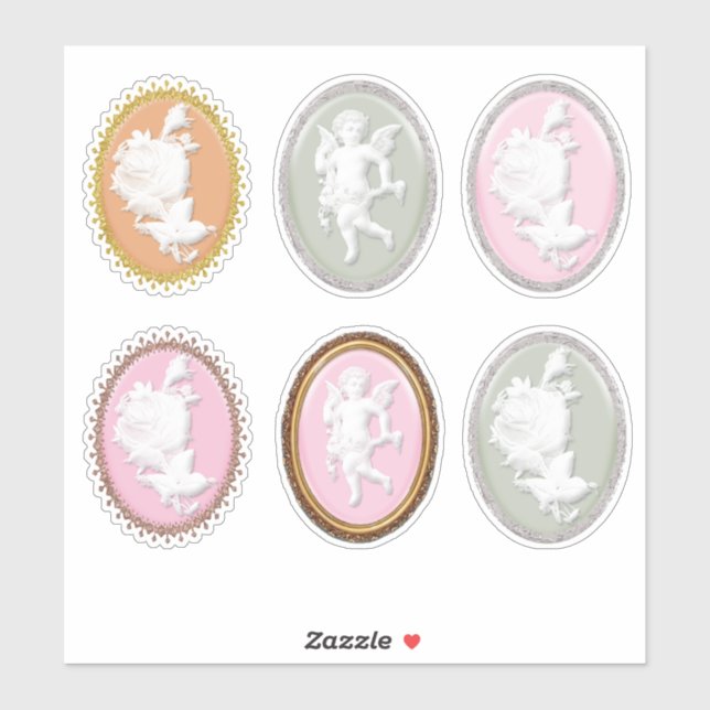 Adesivo 6 x Lindos presentes de cartazes de cartografia (Folha)