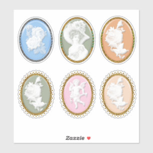 Adesivo 6 x Lindos presentes de cartazes de cartografia