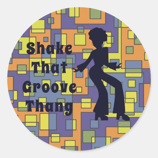 Adesivo 70 Agita o Groove Thang (Frente)