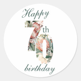 Adesivo 70 Round Sticker