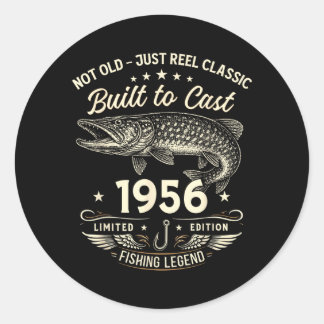 Adesivo 70th Birthday Fishing Gift Men Original 1956 Lied