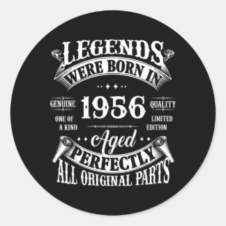 Adesivo 70th Birthday Gift Vintage Legends Born In 1956 70