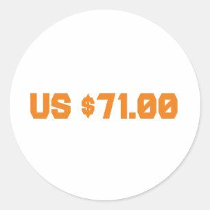 Adesivo 71 dólares