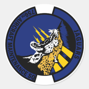 Adesivo 756th Esquadrão da manutenção de aviões - jagu