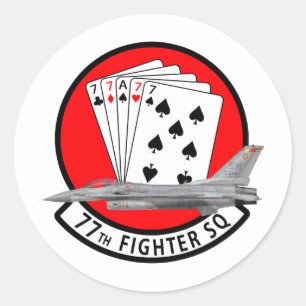 Adesivo 77th Esquadrão de lutador