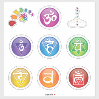 Adesivo 7 Chakras Sticker 10 Conjunto #05