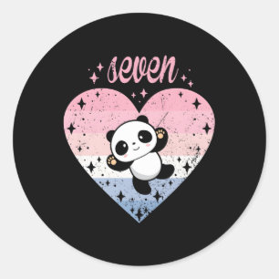 Adesivo 7 Panda 7 B-Day
