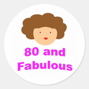 Adesivo 80 e fabuloso