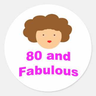 Adesivo 80 e fabuloso