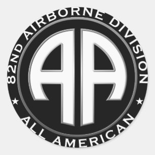 Adesivo 82º Patch Casual da Divisão Aerotransportada