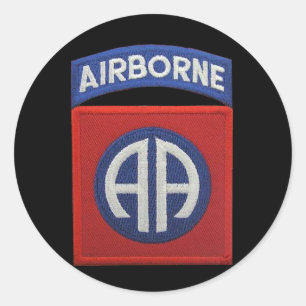 Adesivo 82.o ABN — Veteranos da Div Vets LRRP