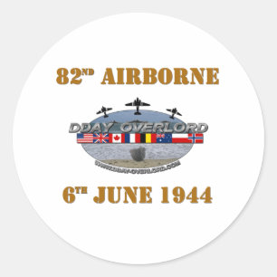 Adesivo 82nd Airborne Division 6th June 1944