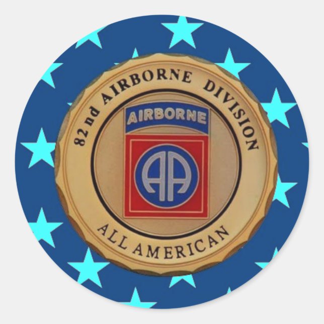 Adesivo 82ND Braço de "USARMYFANMERCH" "E.U. da DIVISÃO (Frente)