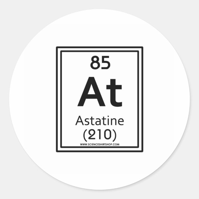 Adesivo 85 Astatina (Frente)