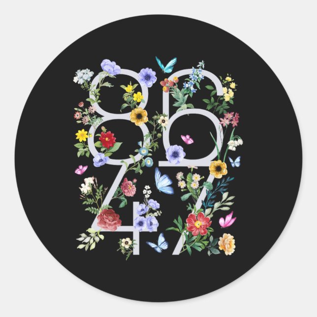 Adesivo 8647 Floral Boho Anti Trump Sutil  (Frente)