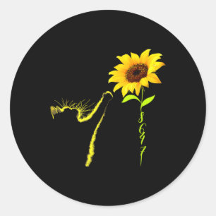 Adesivo 8647 Sutil Anti Trump 86 47 Cat Sunflower