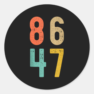 Adesivo 86 47 Anti-Trump Impeach Trump 2024 Trump Impeachm