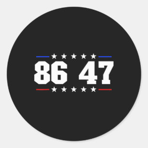 Adesivo 86 47 Anti-Trump Sutil Anti Trump 8647
